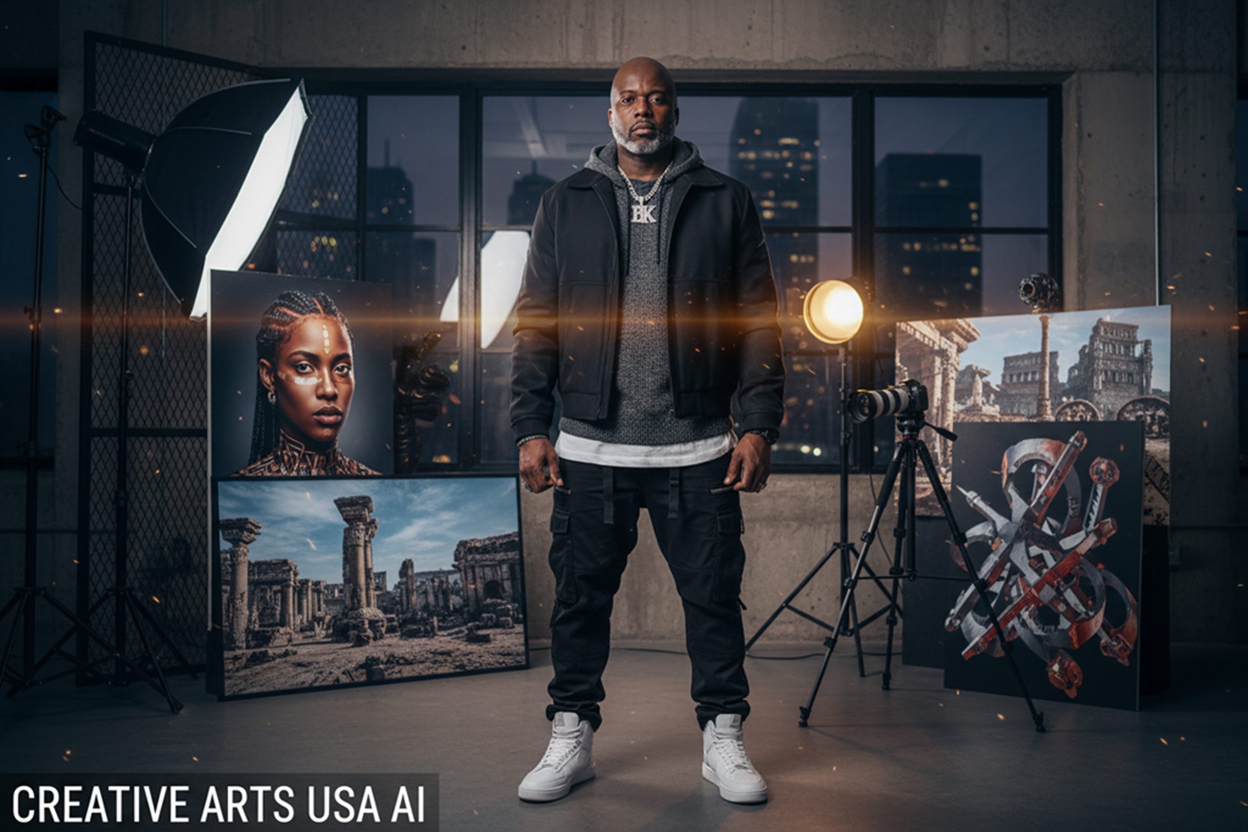 AI branding portrait reference